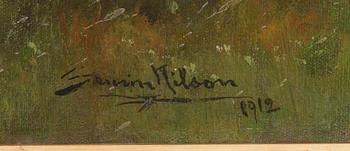 SEVERIN NILSON, olja på duk, signerad och daterad- 1912.
