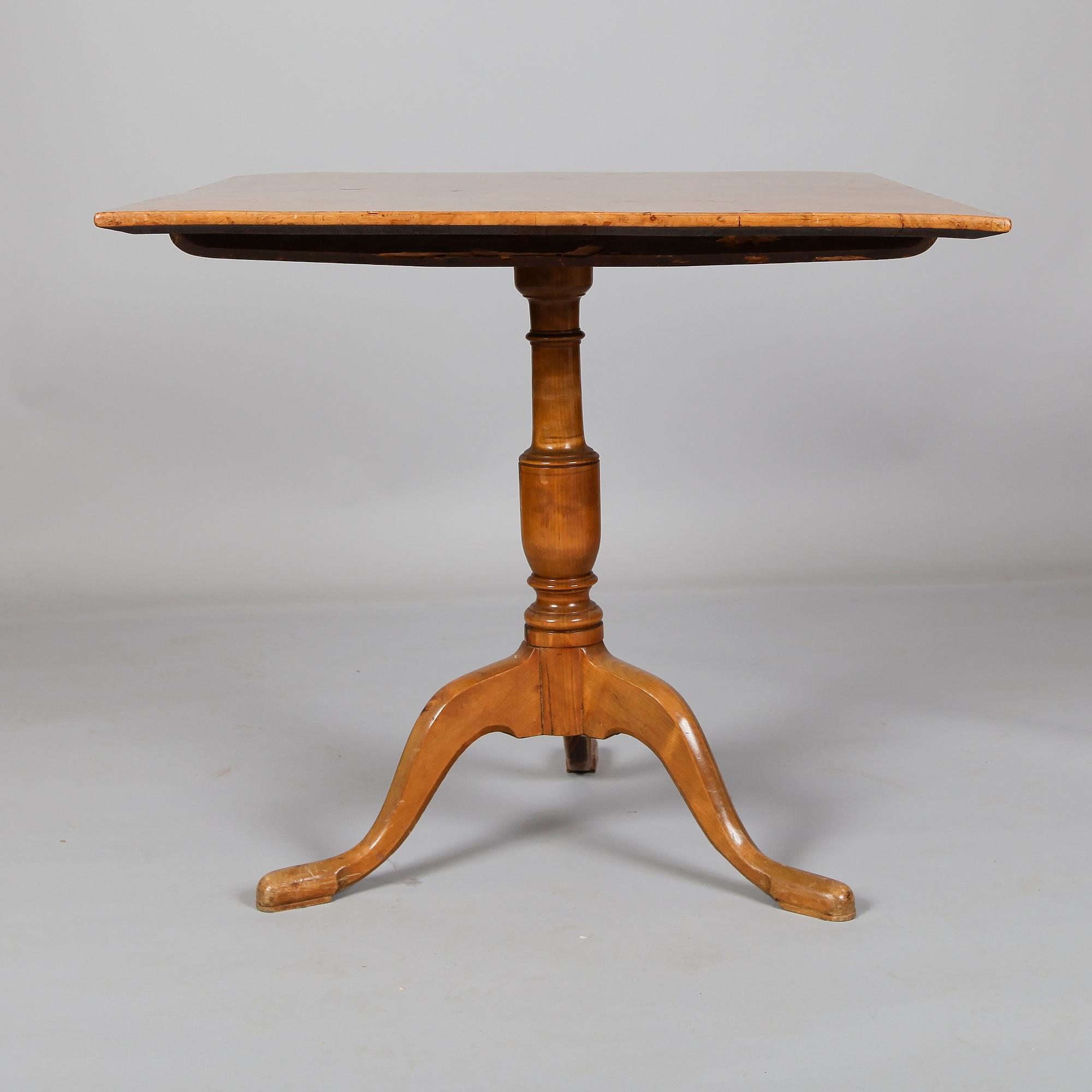 FÄLLBORD, märkt Anders Jacob Rosendahl, (mästare i Arboga 1762-1836).