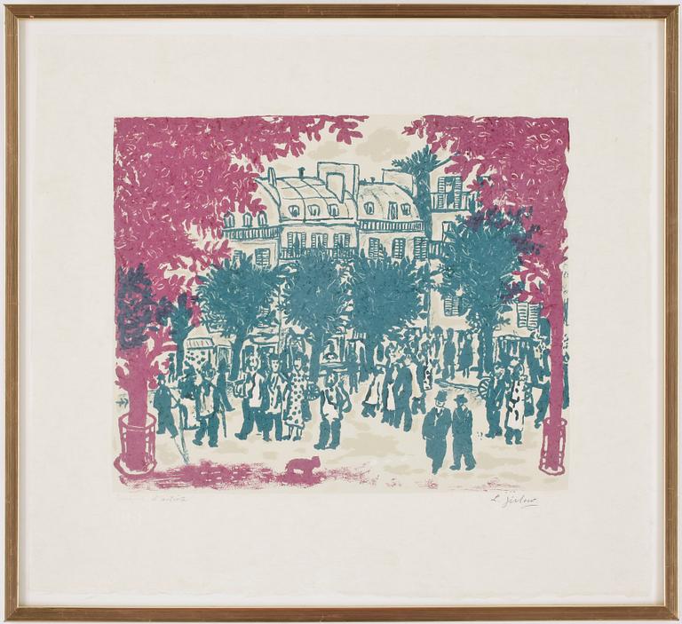 LENNART JIRLOW, litografi, signerad, ea-upplaga.
