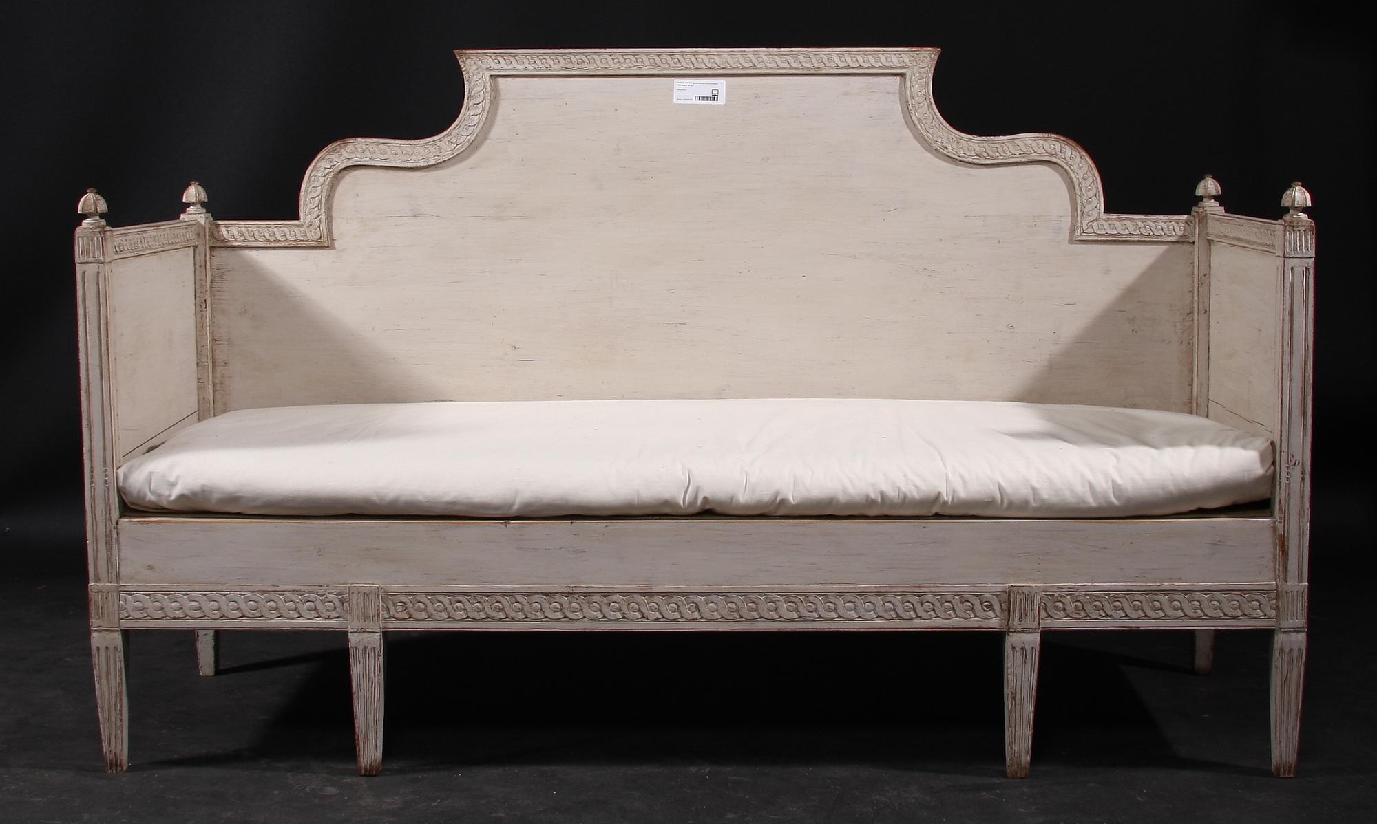 SOFFA, gustavianskt provinsarbete, 1800-talets början.