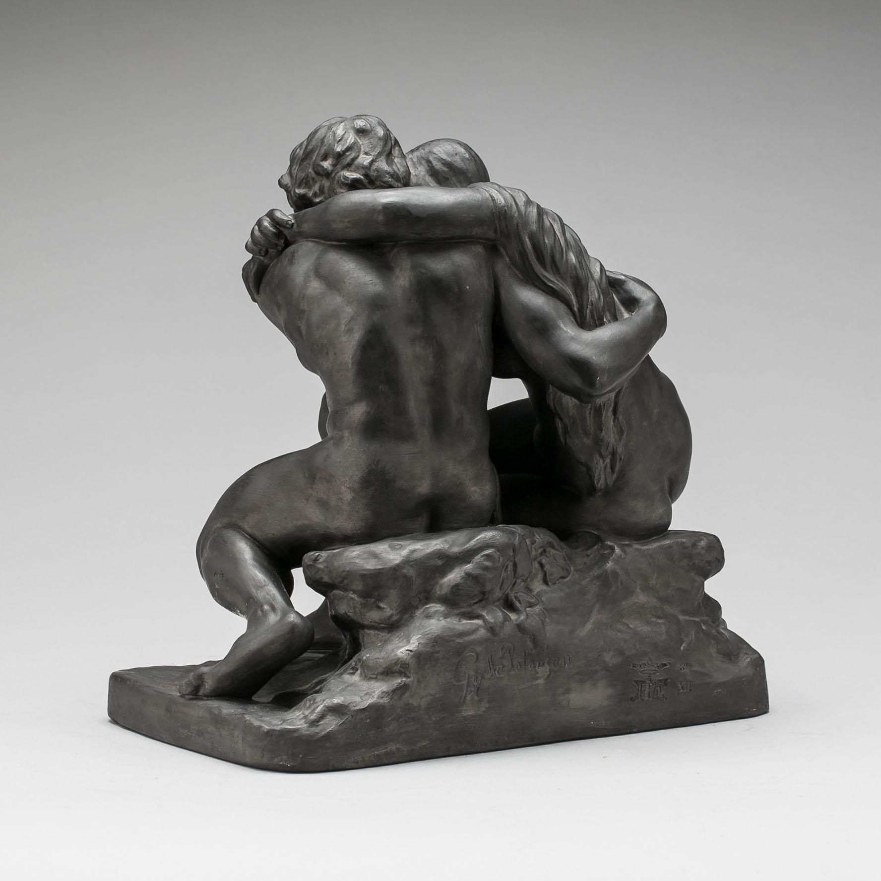 SKULPTUR, terracotta, Hans Gyde-Petersen, P Ipsens Enke, 1900-talets första hälft.