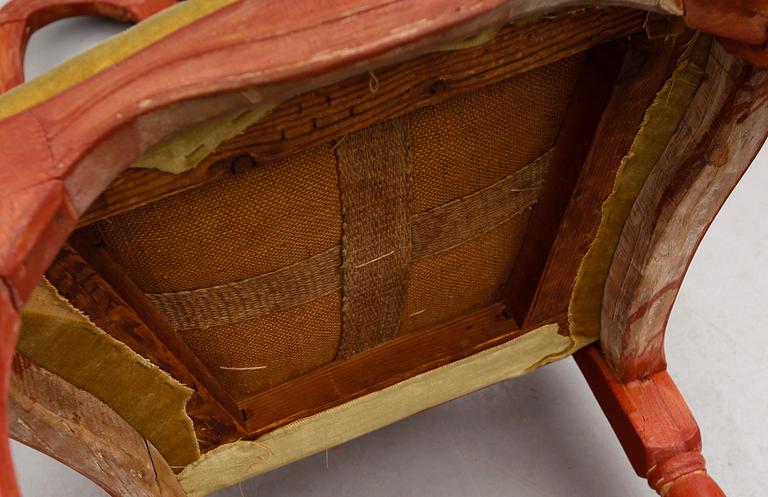 STOLAR, 1 par, rokoko, 1700-talets andra hälft.