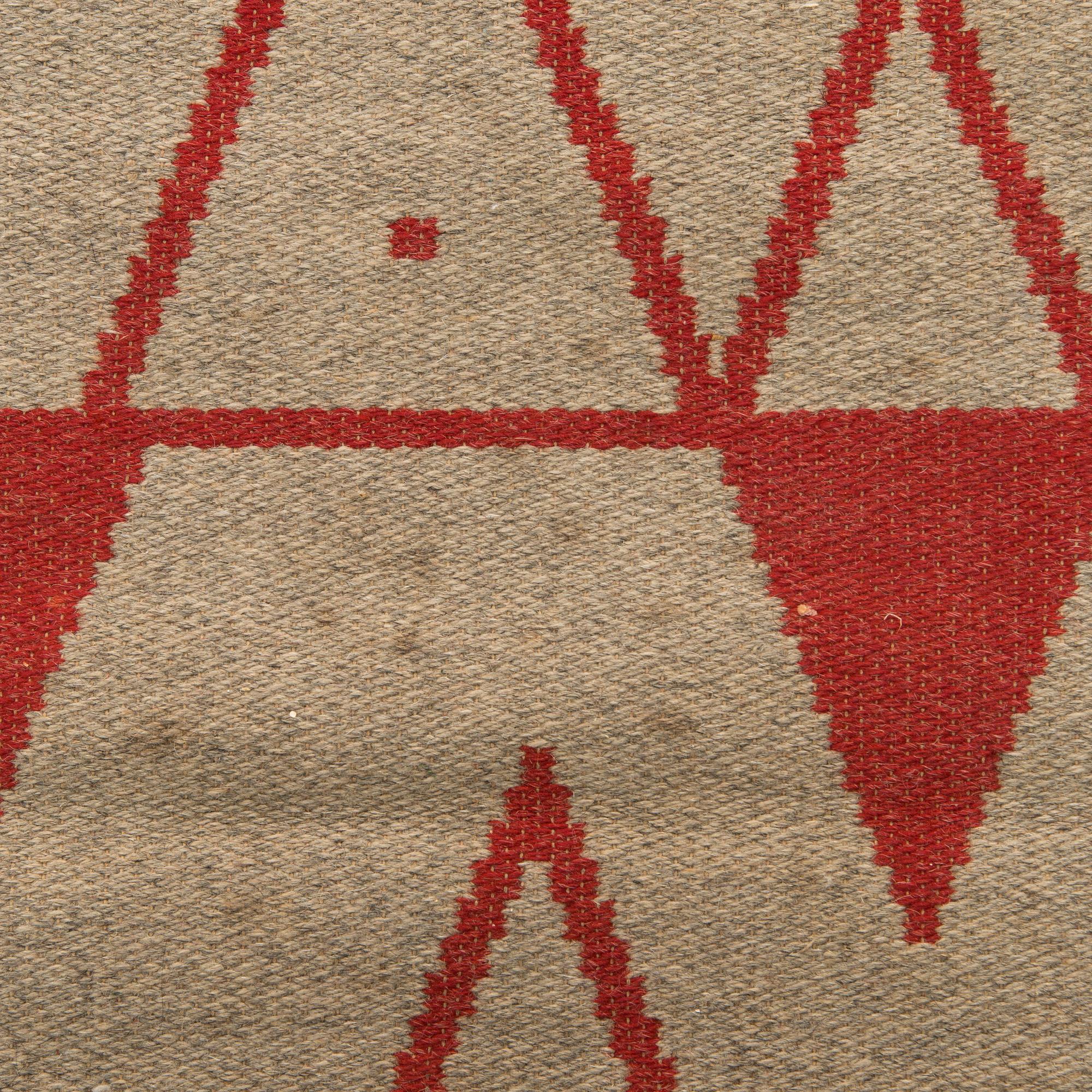 Carpet, lAappo Härkönen, Mattokutomo Oy, Vaasa, 1960s. Ca 245 x 190 cm.