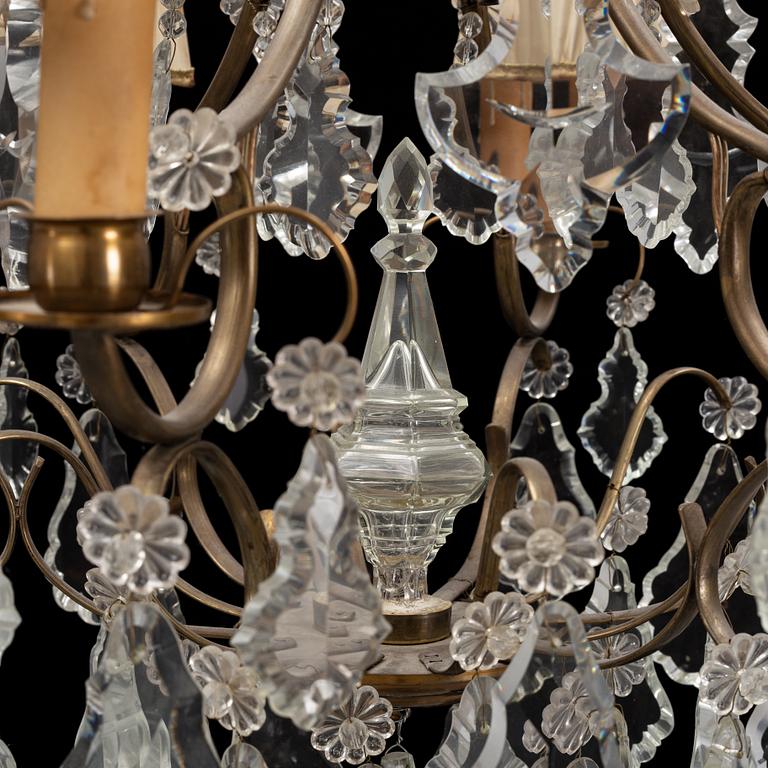 A Baroque style chandelier, first half of the 20th Century.