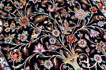 MATTA, Figural Isfahan, part silk, 167 x 110 cm.