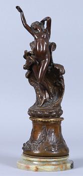 EUGÈNE BARILLOT, efter, skulptur, "La Vague".