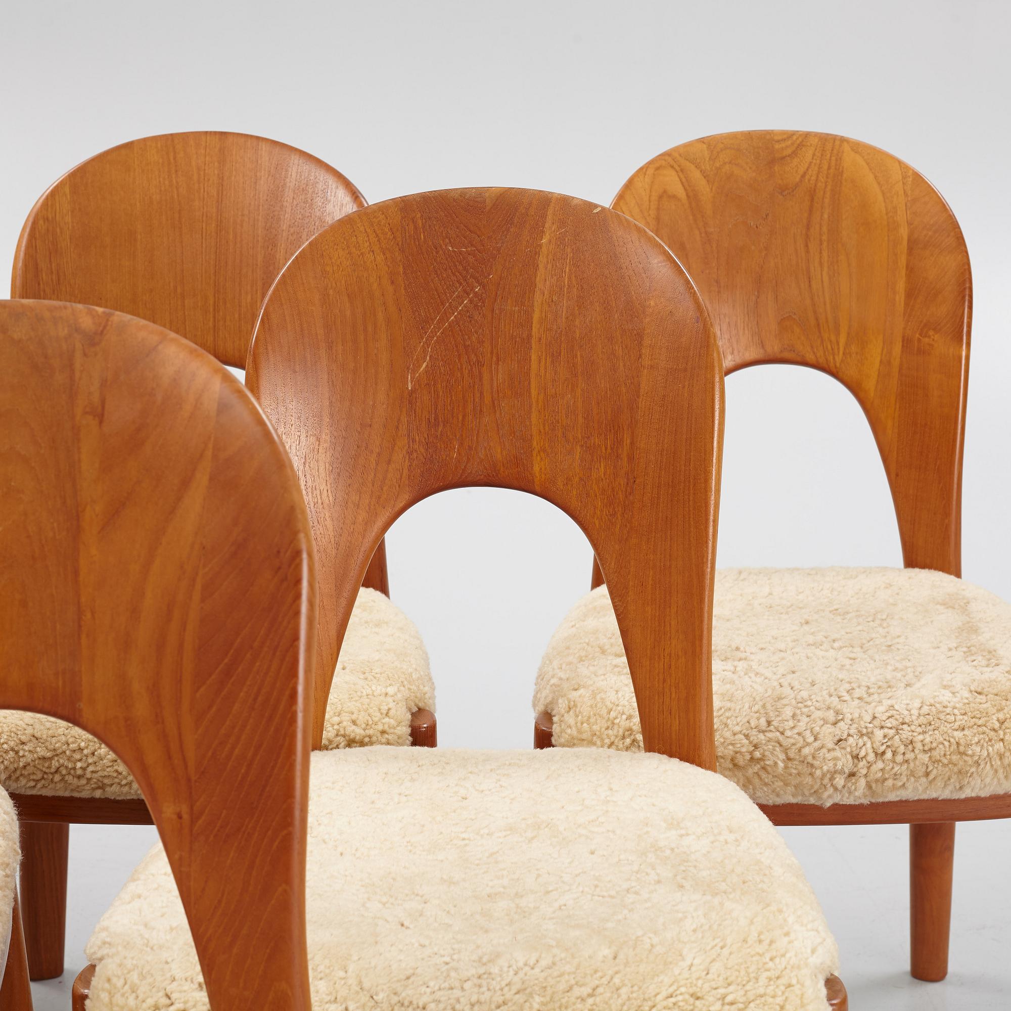 Niels Koefoed, stolar, 6 st, Danmark, 1960-tal.