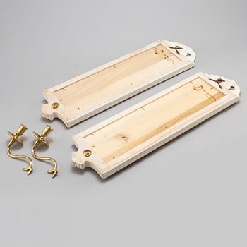 LAMPETTER, ett par, "Regnaholm", Ikea, ur Ikeas 1700-talsserie, 1990-tal.