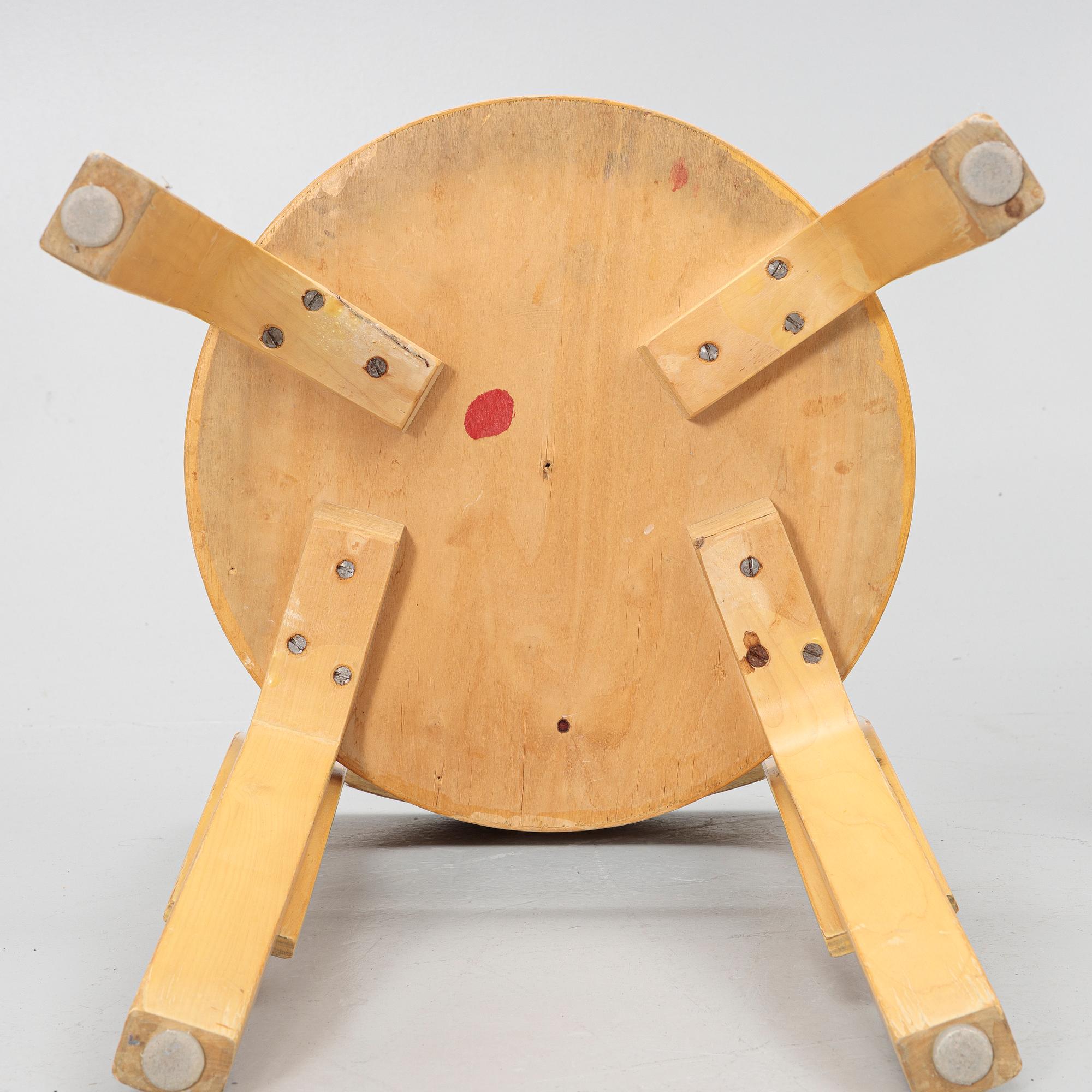 Alvar Aalto, four pieces of children's furniture, Artek.