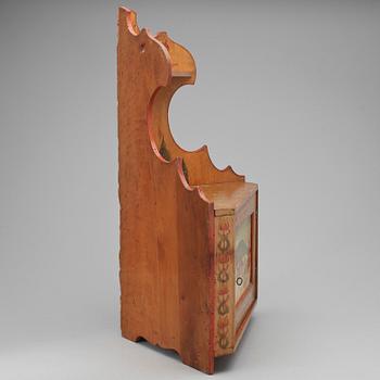 HÖRNSKÅP, allmogestil, Norrland, 1900-tal.