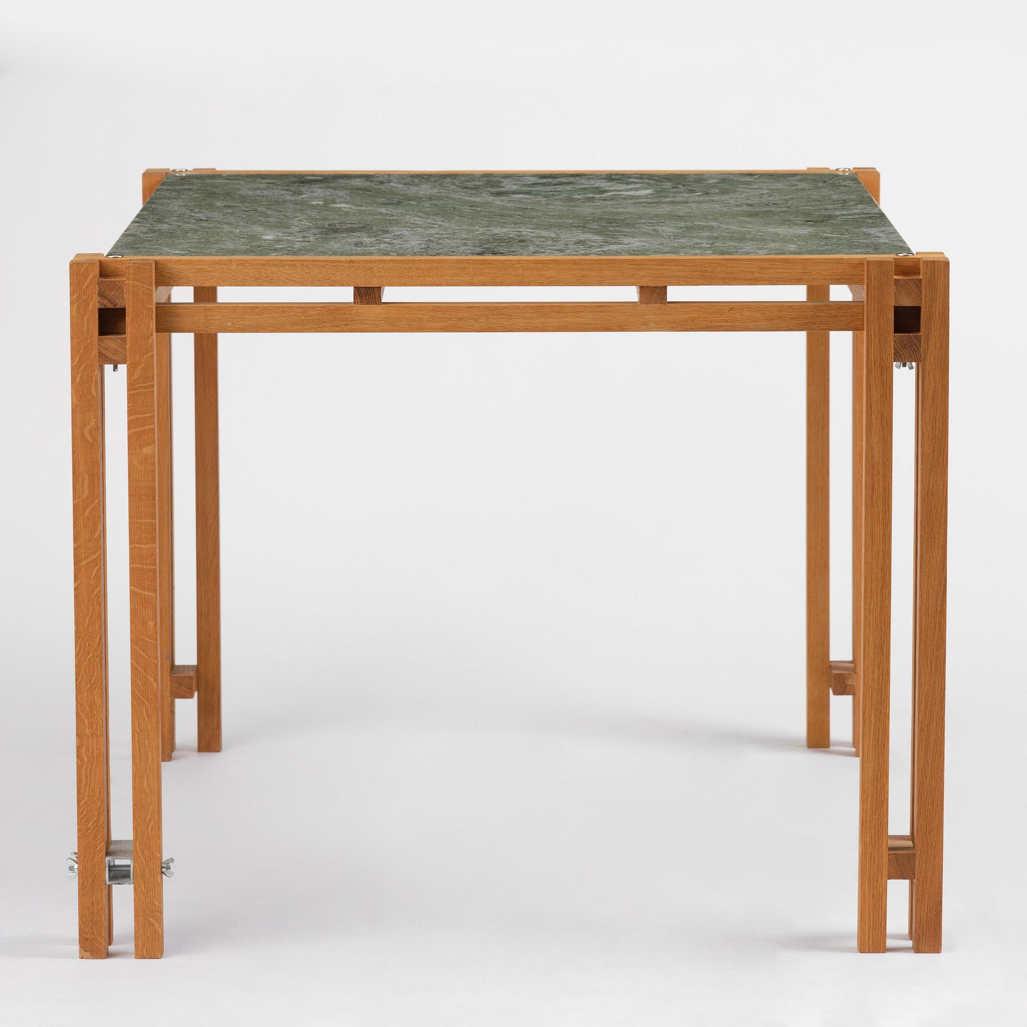 Truls Goldschmidt, bord, unikt, ur "The Swedish Green Series", egen studio, 2024.