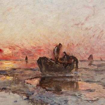 Wilhelm von Gegerfelt, oil on canvas, stamped signature.