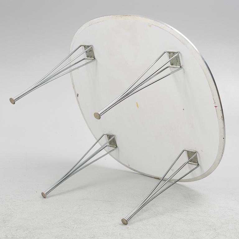 Bruno Mathsson & Piet Hein, a 'Supercircle' dining table, Fritz Hansen, Denmark.