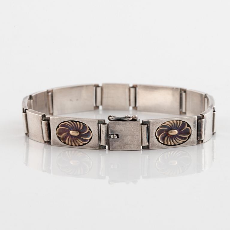Georg Jensen, silver bracelet, Denmark.