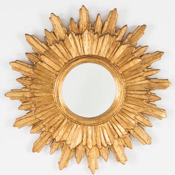 A sun shaped mirror, second half of the 20th Century.