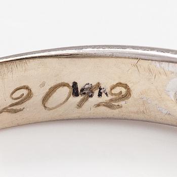 Ring, 14K vitguld, diamanter ca 1.10 ct tot.