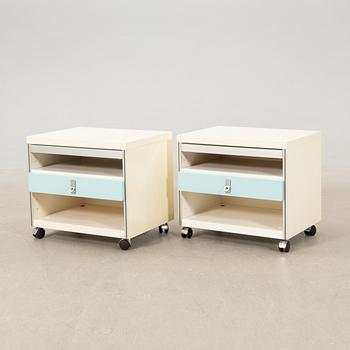Antonio Gioia, bedside tables, a pair, "Avanti", DUX, second half of the 20th century.