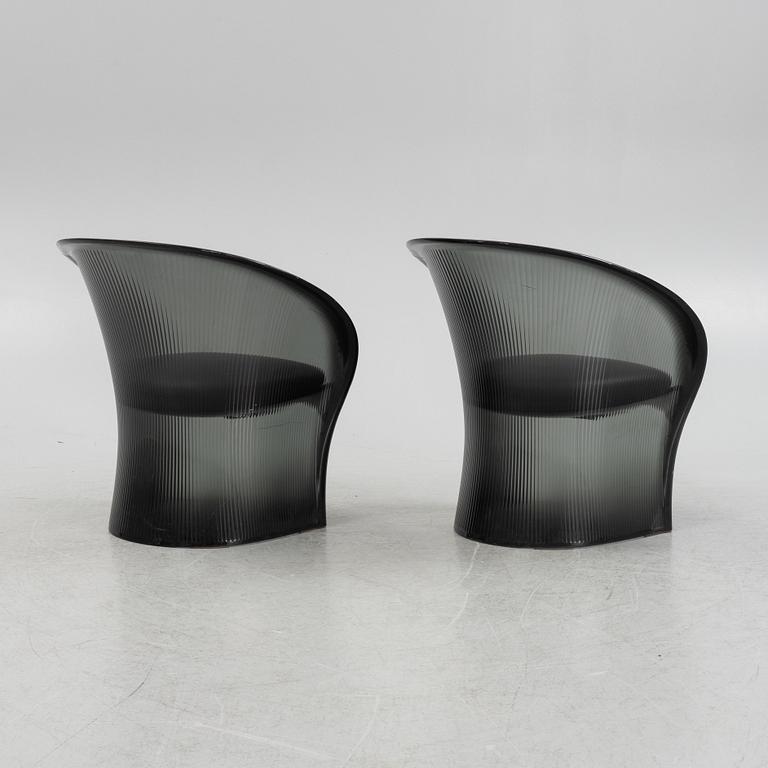 Pierre Paulin, a pair of 'Flower chair' armchiars, Magis.