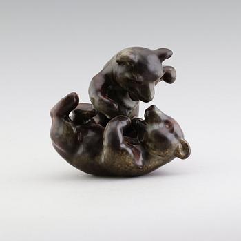 FIGURGRUPP, stengods, Karl Grössl, Rörstrand.