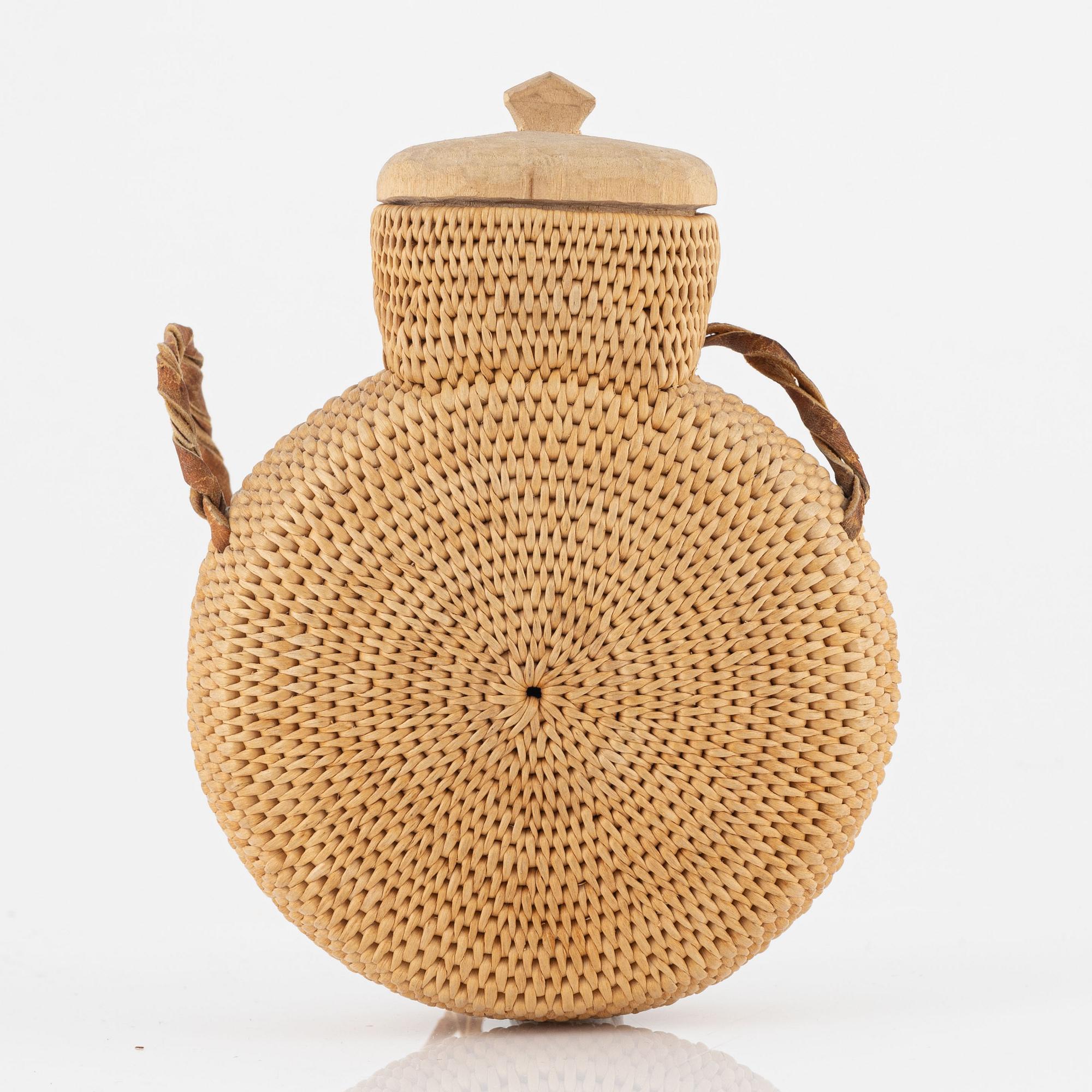 A flask of  birch root. unsigned.