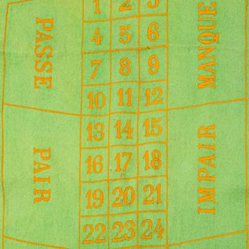 A Roulette wheel, 20th century.