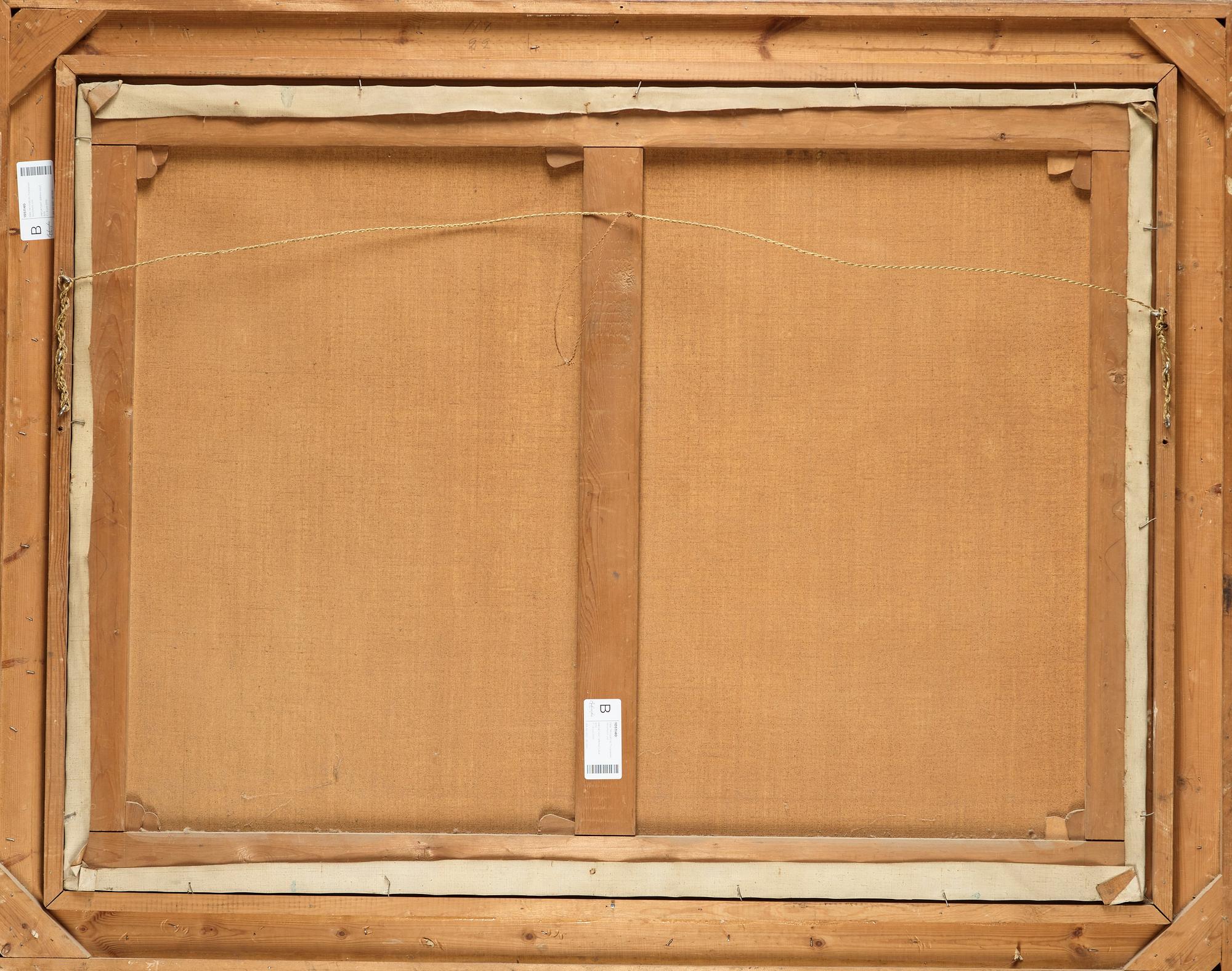 Erik Tryggelin, ERIK TRYGGELIN, oil on canvas, signed Erik Tryggelin and dated Hötorget januari 1910.