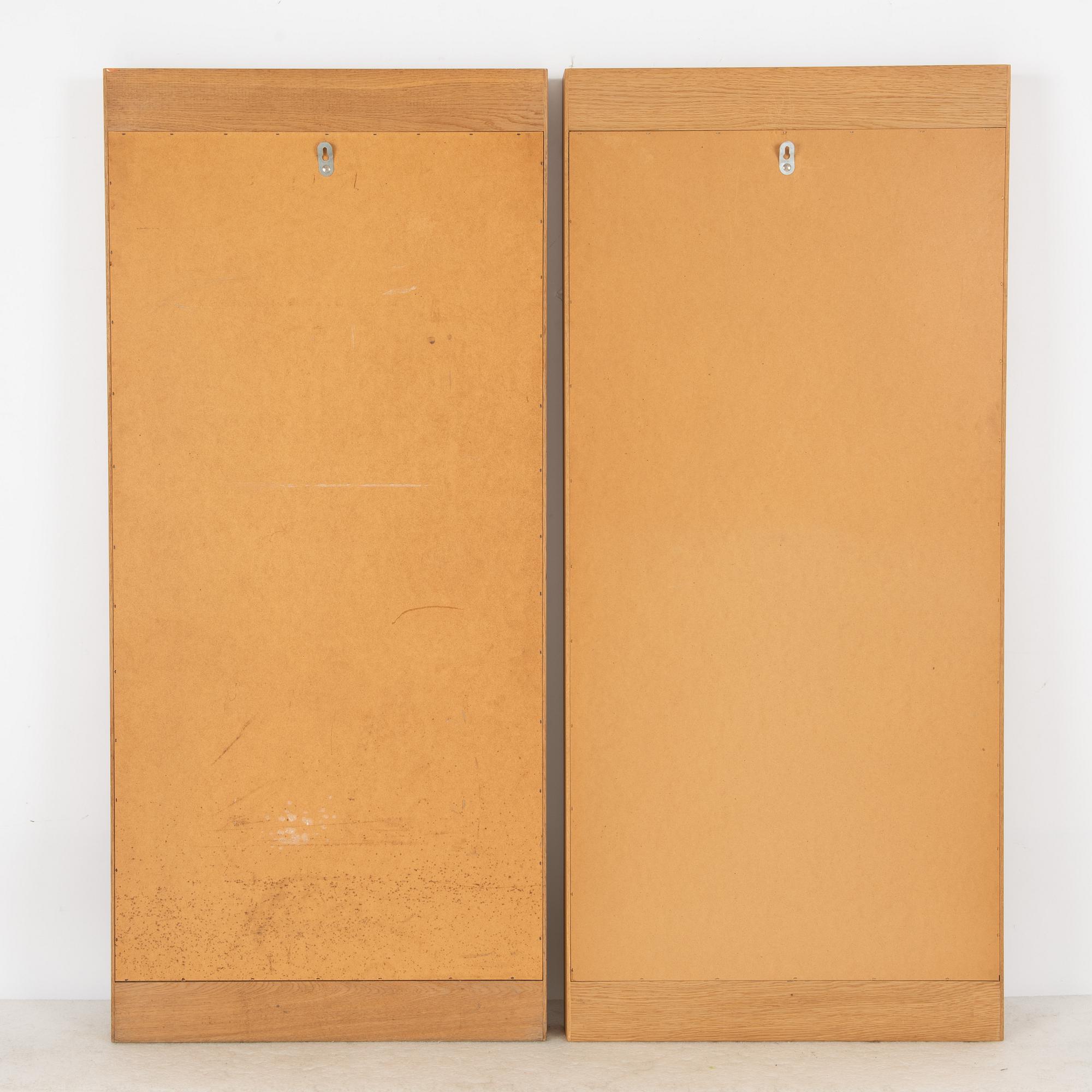 Uno & Östen Kristiansson, a pair of "Breda" mirrors, Luxus, Sweden, 1960's.