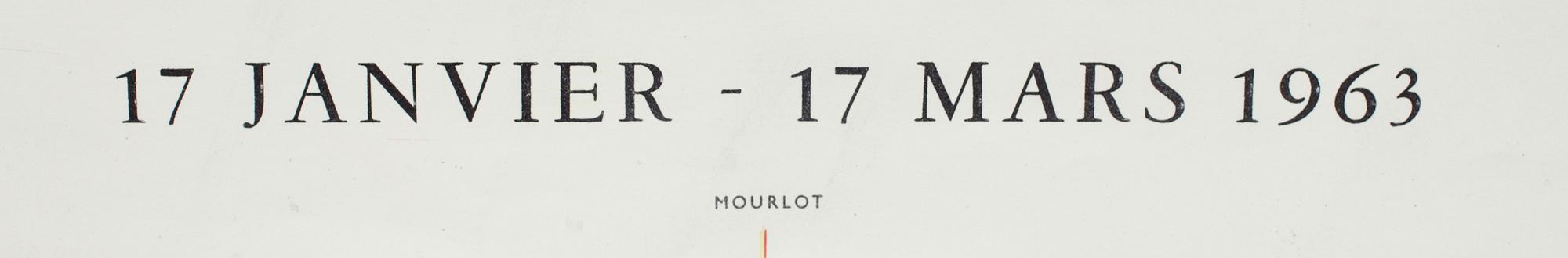 MARC CHAGALL, affisch, Mourlot 1963.