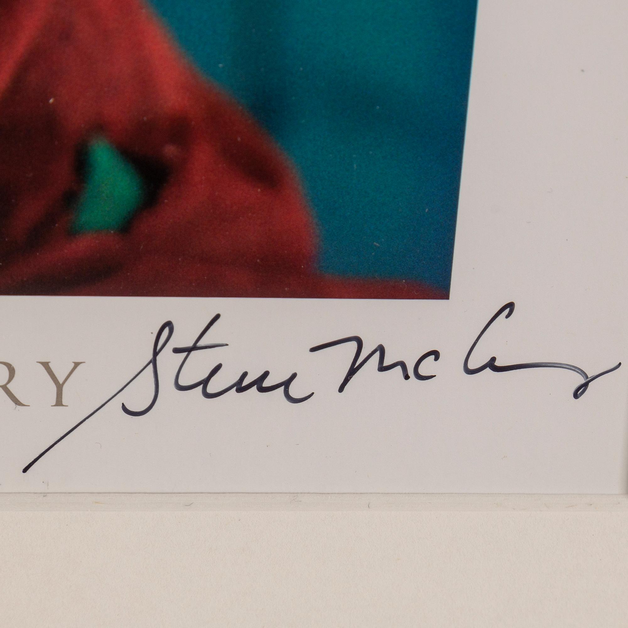 STEVE MCCURRY, offset poster signed.