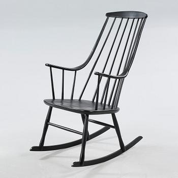 A rocking chair by Lena Larsson for Nässjö stolfabrik, second half of the 20th century.
