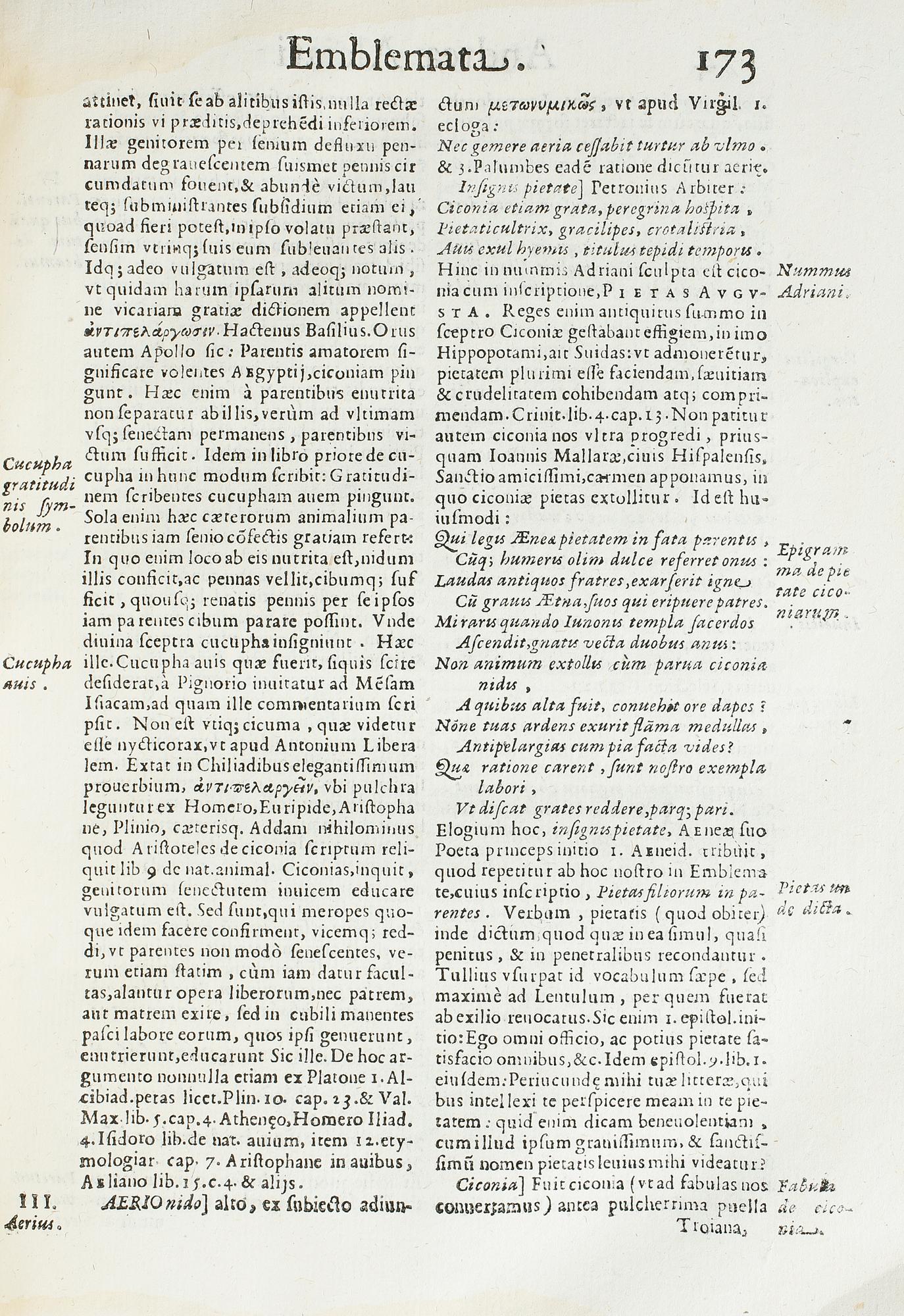 ANDREAE ALCIATI, Emblemata, cum commentariis Claudi Minois.., 1621.