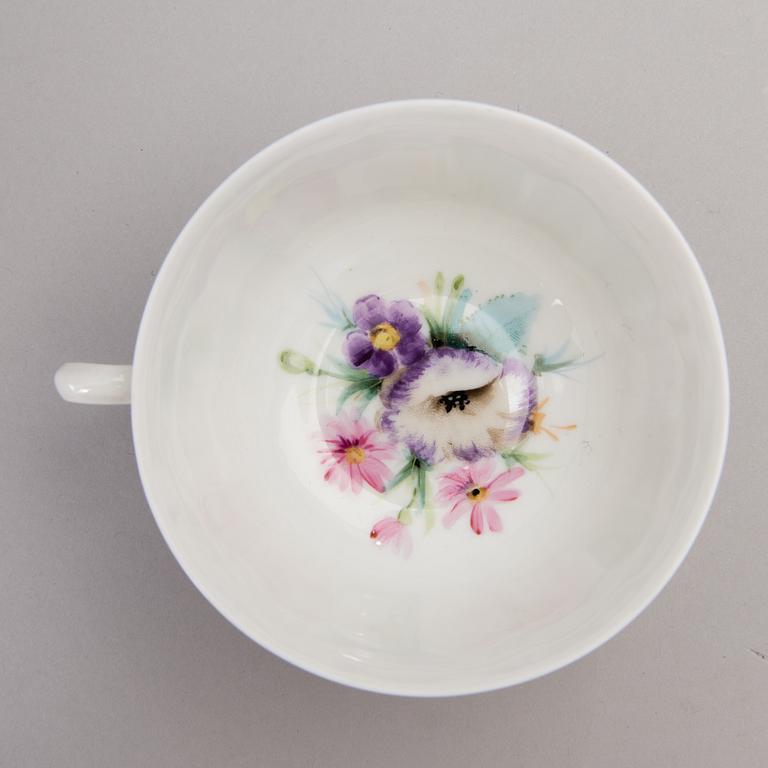 A 1960s hand-painted porcelain coffee set by Limoges.