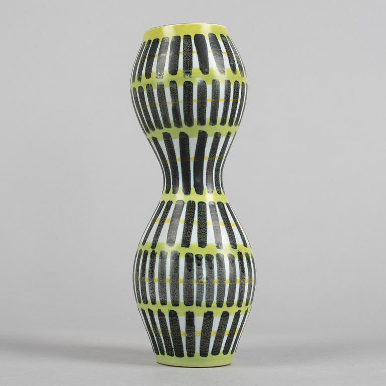 Stig Lindberg, a faience vase, Gustavsbergs studio.