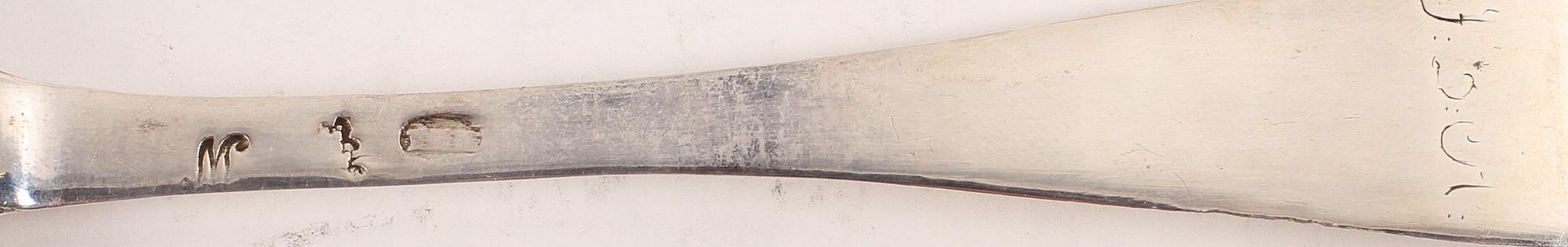 MATSKED, silver, möjligen Friedrich Heinrich Klinck Stockholm (1723-1754).