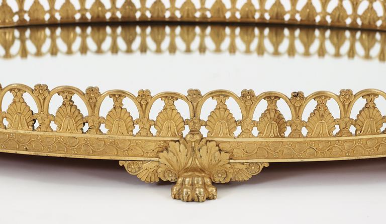 A French Empire early 19th Century dinner table plateau.