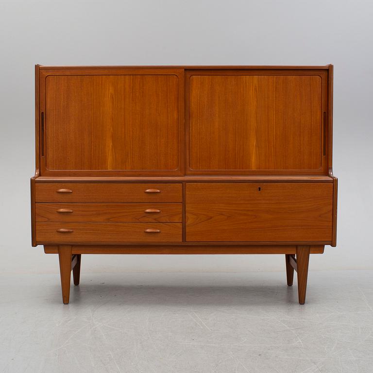 A teak veneered cabinet, 1960's.