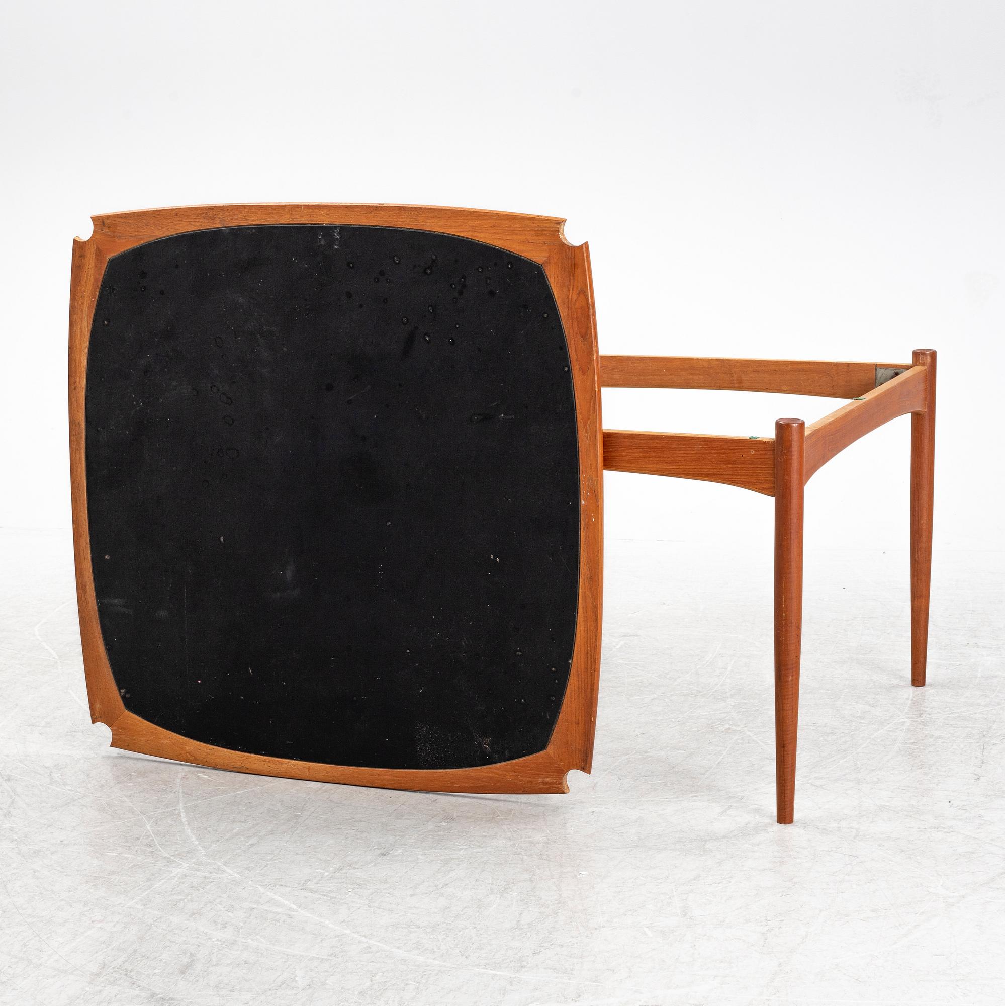 A teak coffee table, Denmark, mid 20th Century.