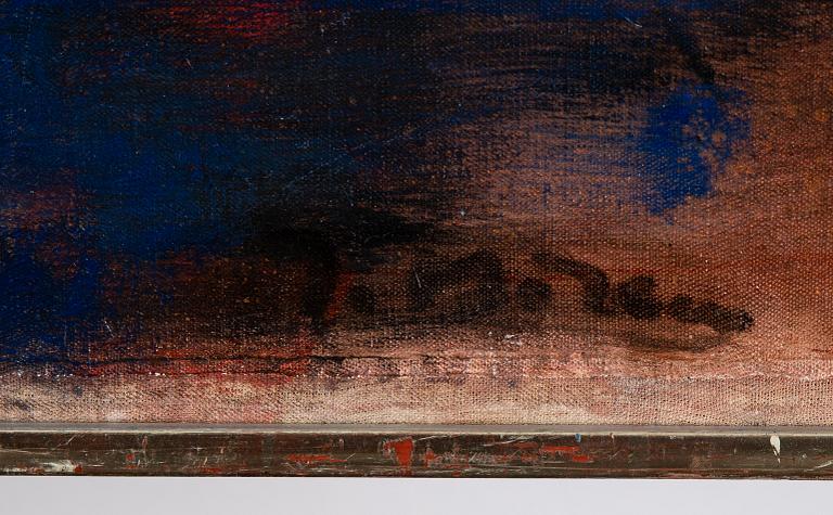 Ingegerd Möller, oil on canvas. Signed.