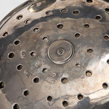 A silver carriage clock by I. Nesselius (watchmaker 1811-46), case by P. G. Strömberg, Linköping 1820.