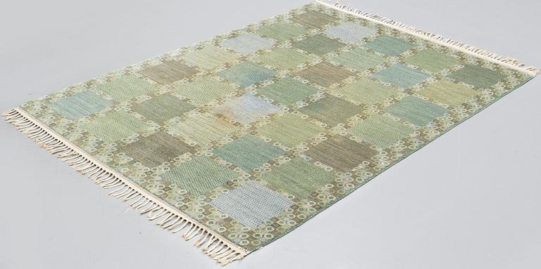 Barbro Nilsson, a carpet, "Gröningen ljus", knotted pile, ca 244,5 x 173-174,5 cm, signed AB MMF BN.