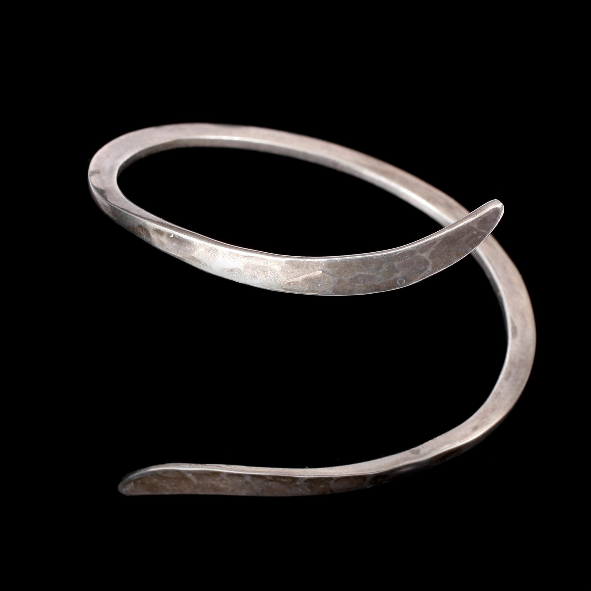ARMBAND, silver, Rey Urban, Stockholm, 1967.