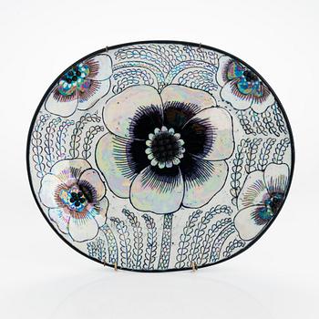 Birger Kaipiainen, a decorative ceramic plate signed Kaipiainen Arabia.