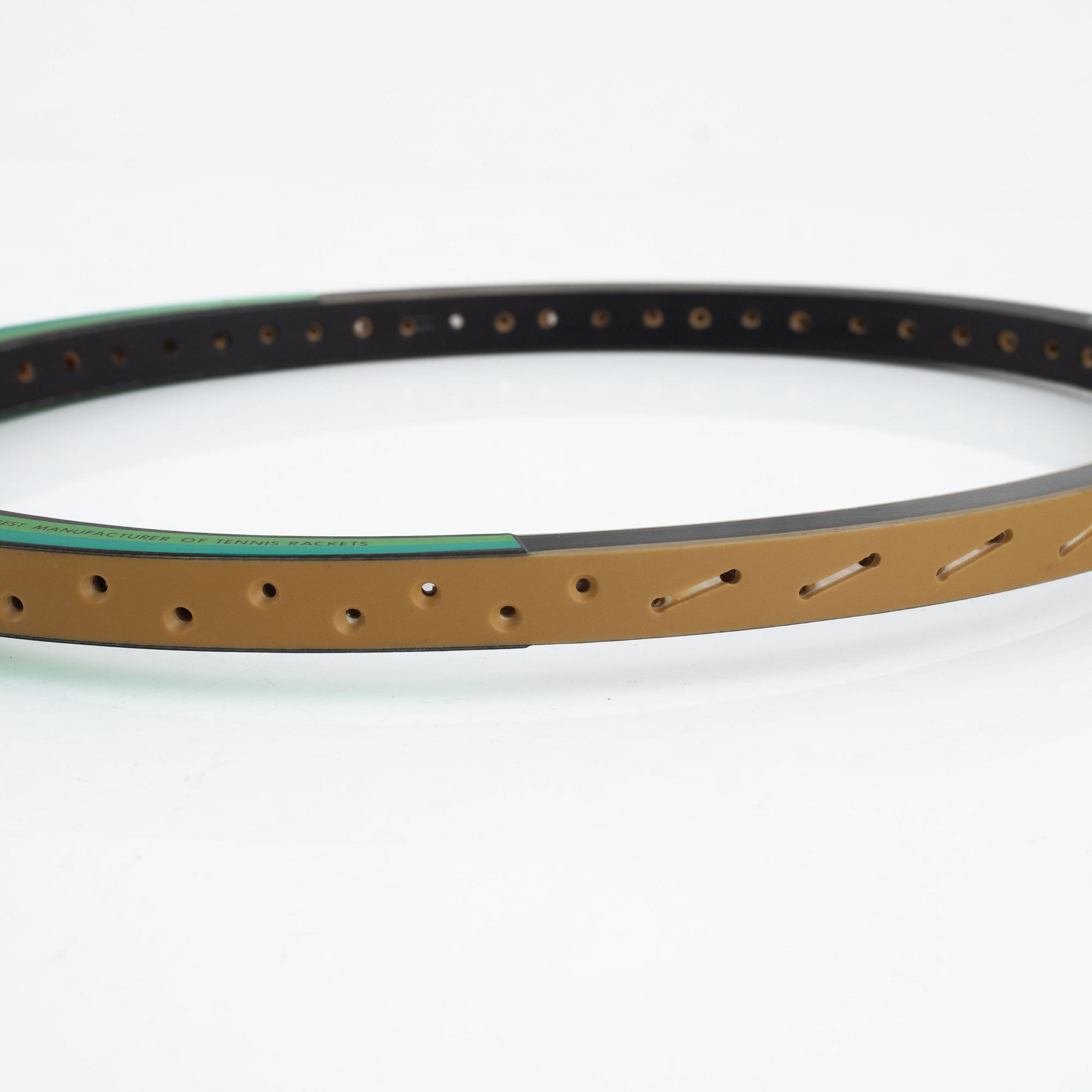 Tennis racket, Signed by Björn Borg. Donnay. Customized Carbonwood, 1982/1983.