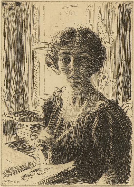 Anders Zorn, "Kronprinsessan Margareta".