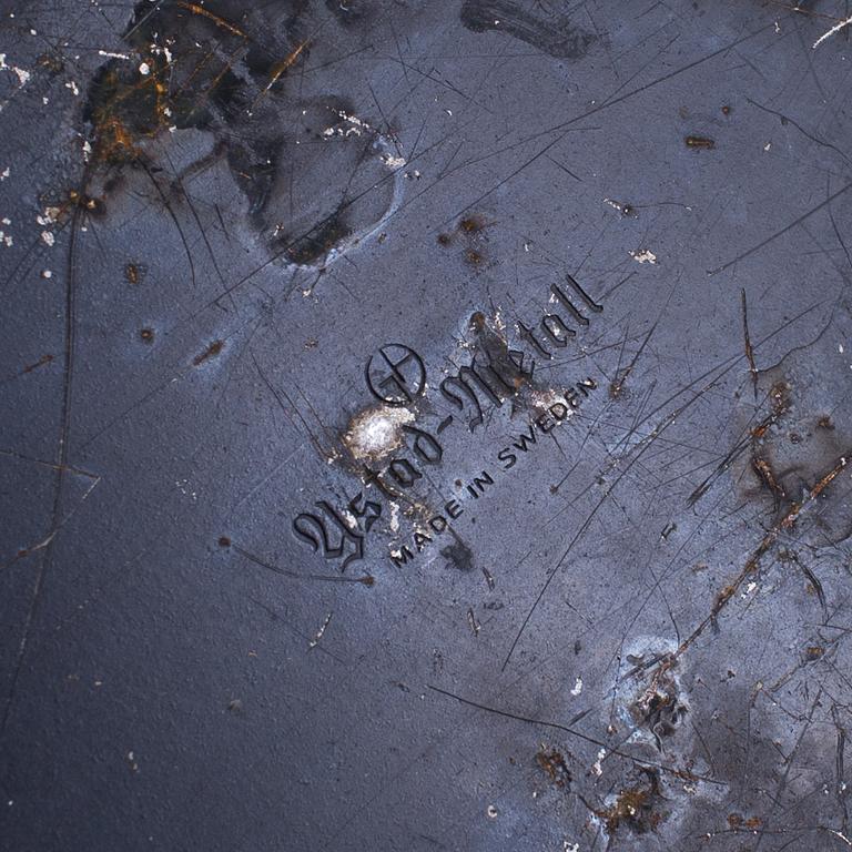 GUNNAR ANDER, kandelaber, Ystad Metall, 1900-tal.