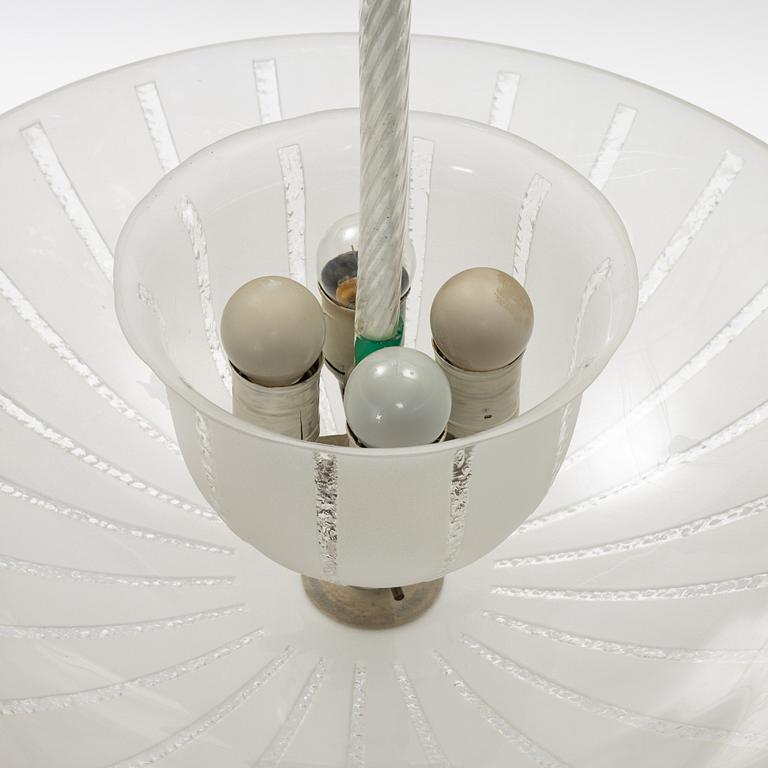 A Swedish Modern ceiling light, mid 20th Century.