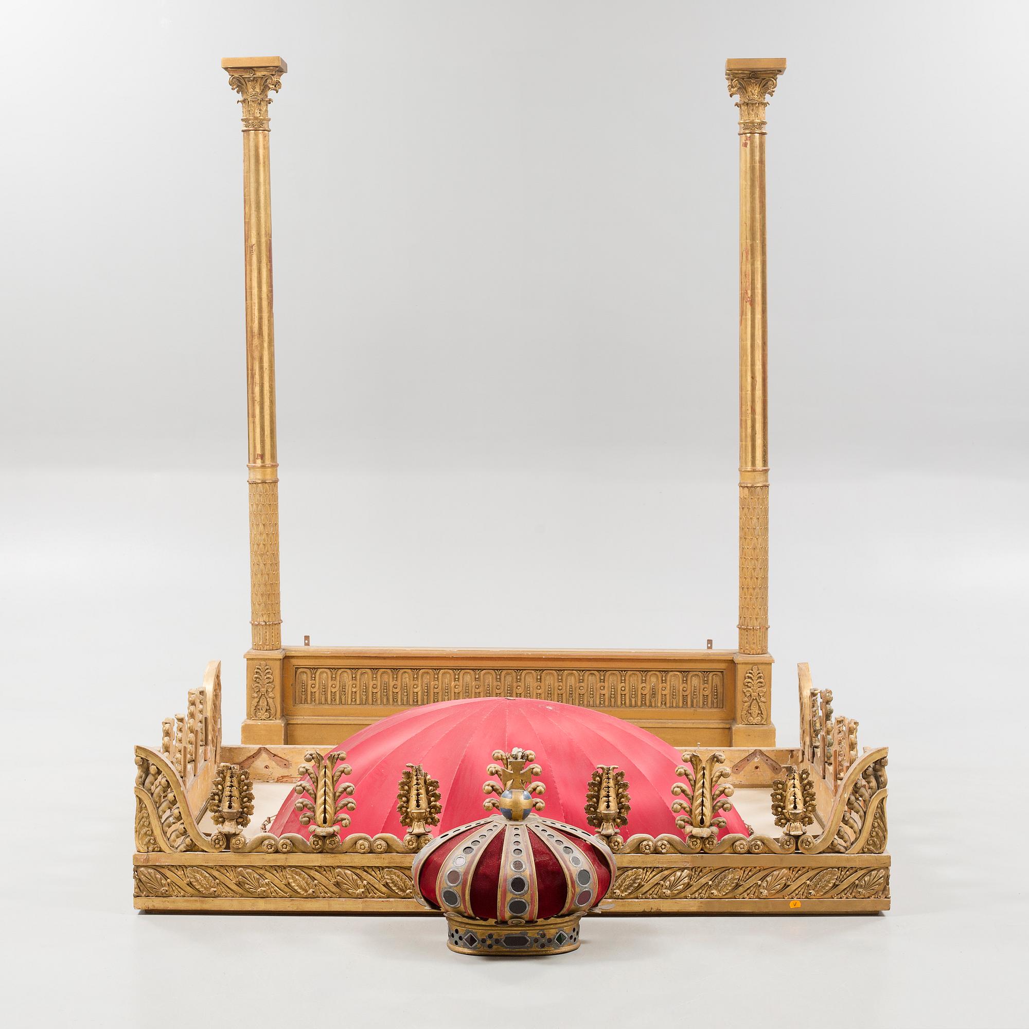 A 19th and 20th century empire baldaquin.