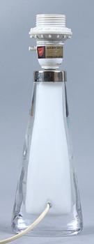 BORDSLAMPA, glas, Carl Fagerlund för Orrefors.