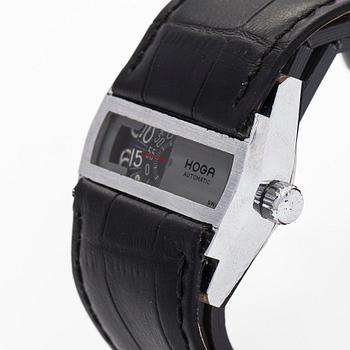 Hoga, Directime, "Jump Hour", wristwatch, 33.5 mm.