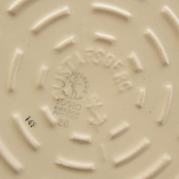 Wilhelm Kåge, designs 12 pieces "Pyro" Gustavsberg mid-20th century.